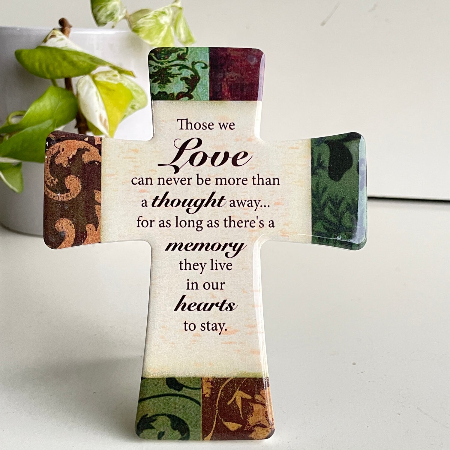 Porcelain Cross Those We Love CR201ME