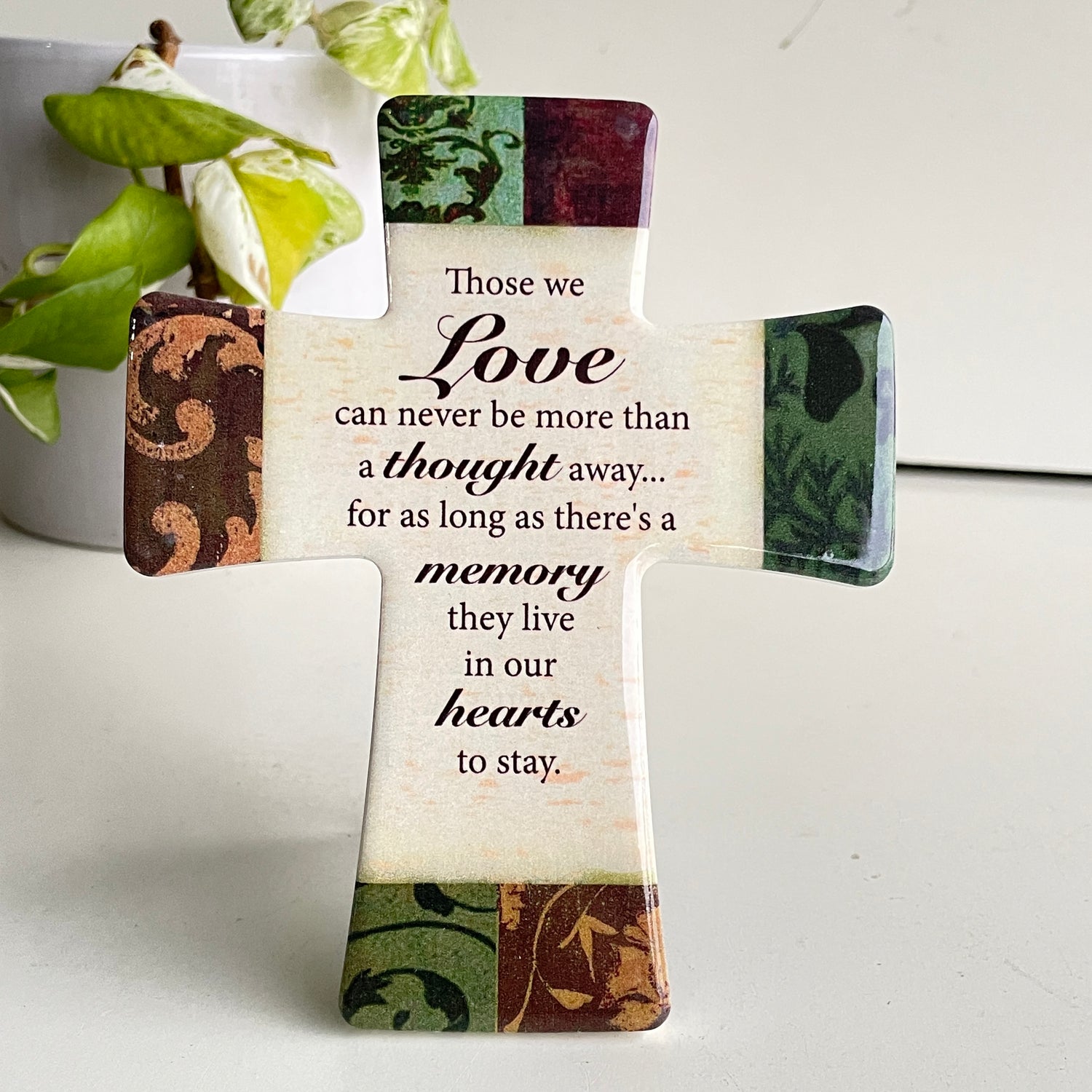 Porcelain Cross Those We Love CR201ME