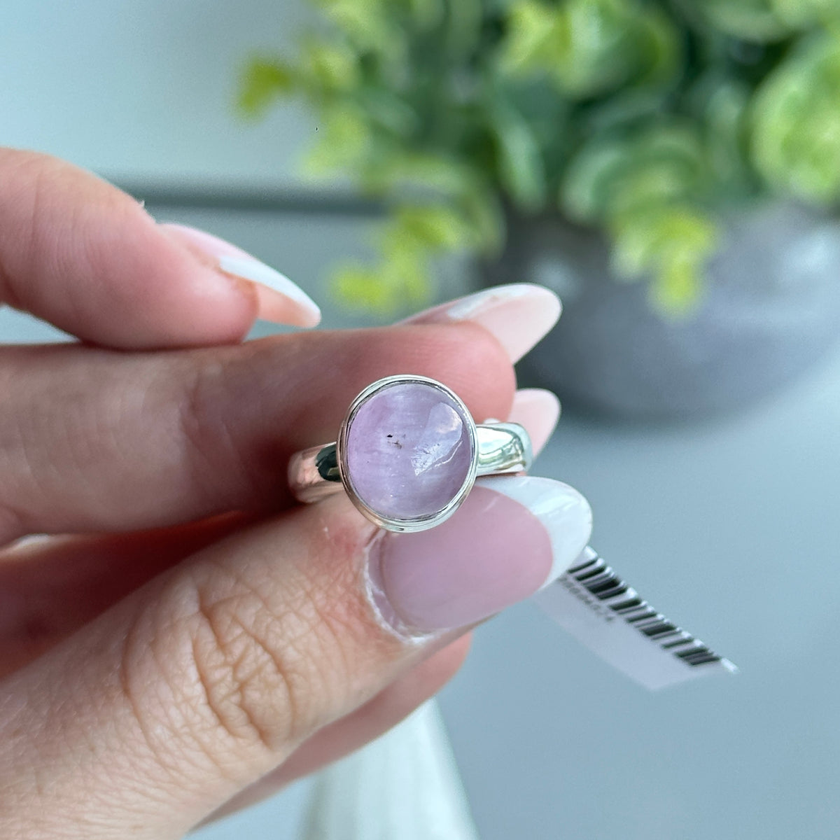 Kunzite Oval Ring Sz6