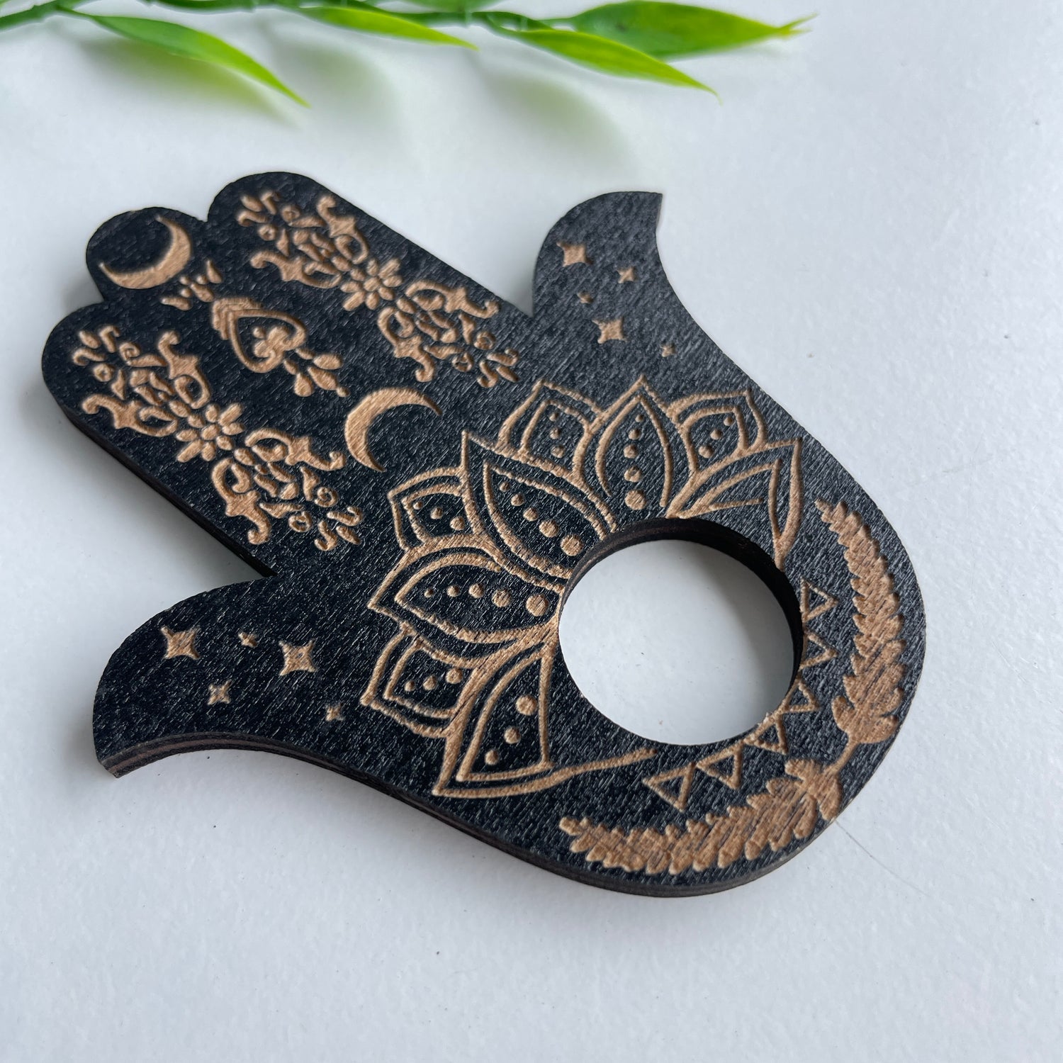 Moon Star Hand Sphere Holder