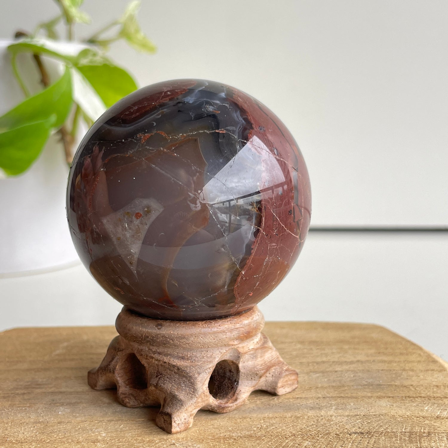 Agate Sphere 6.4cm
