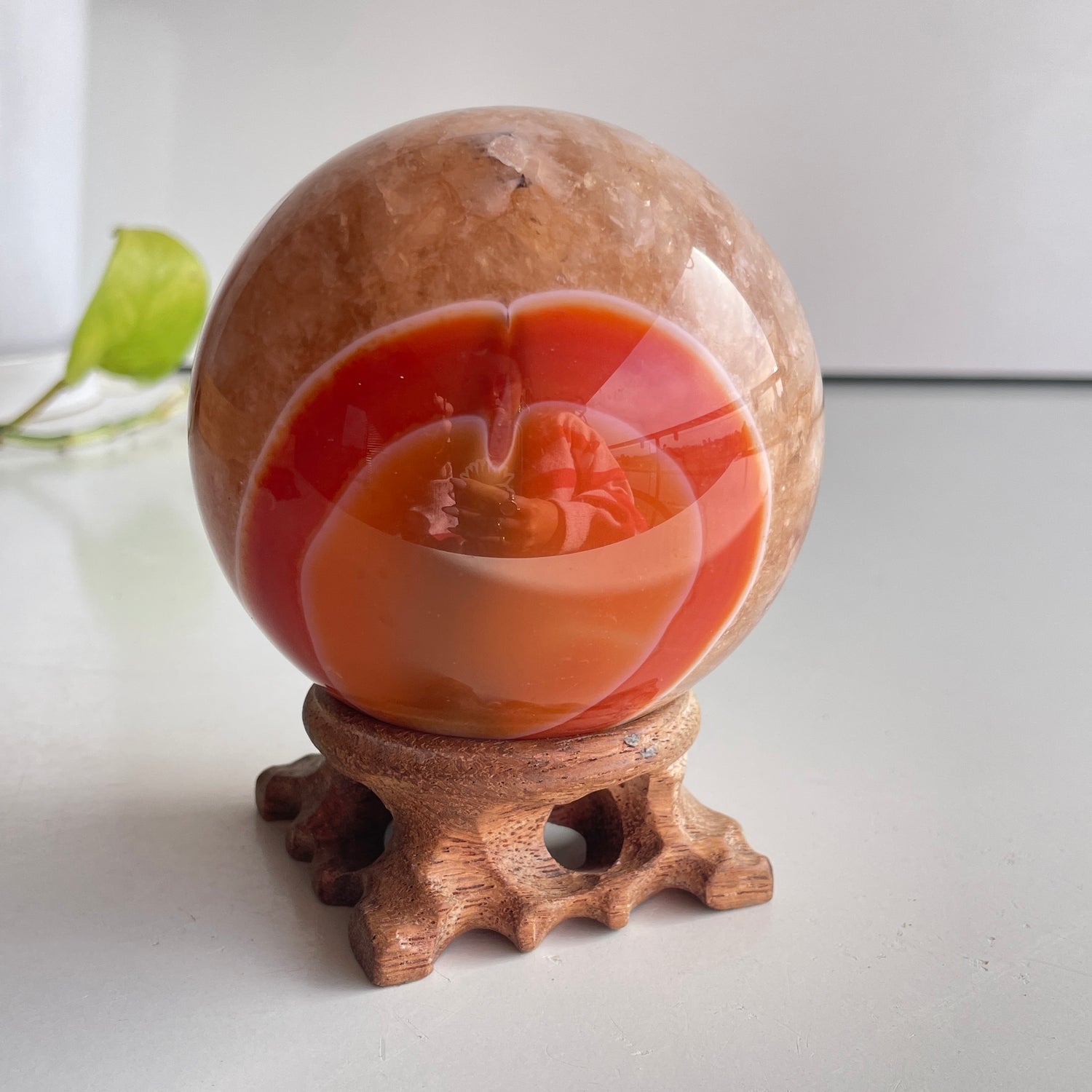 Carnelian Sphere 8.1cm