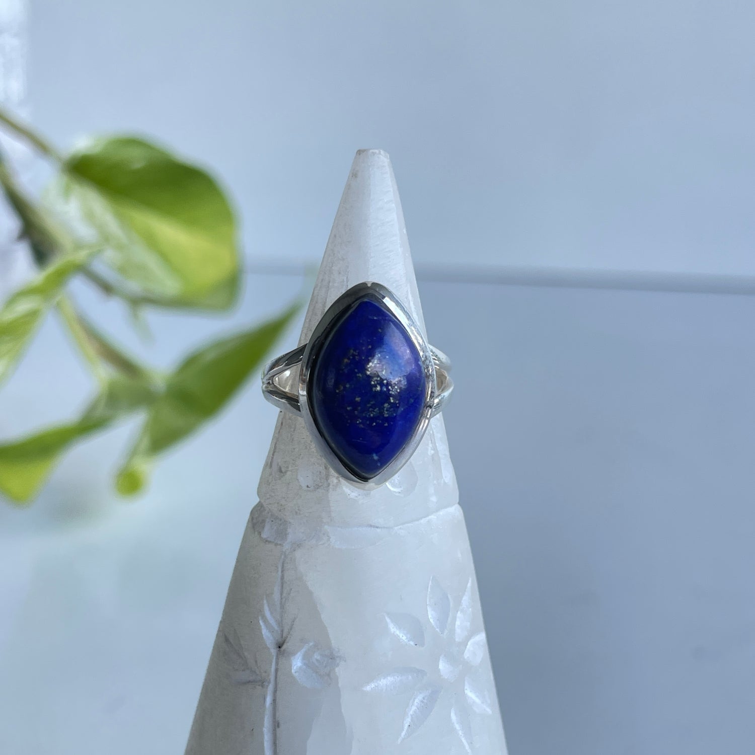 Sz6 Lapis Lazuli Marquise Ring 001