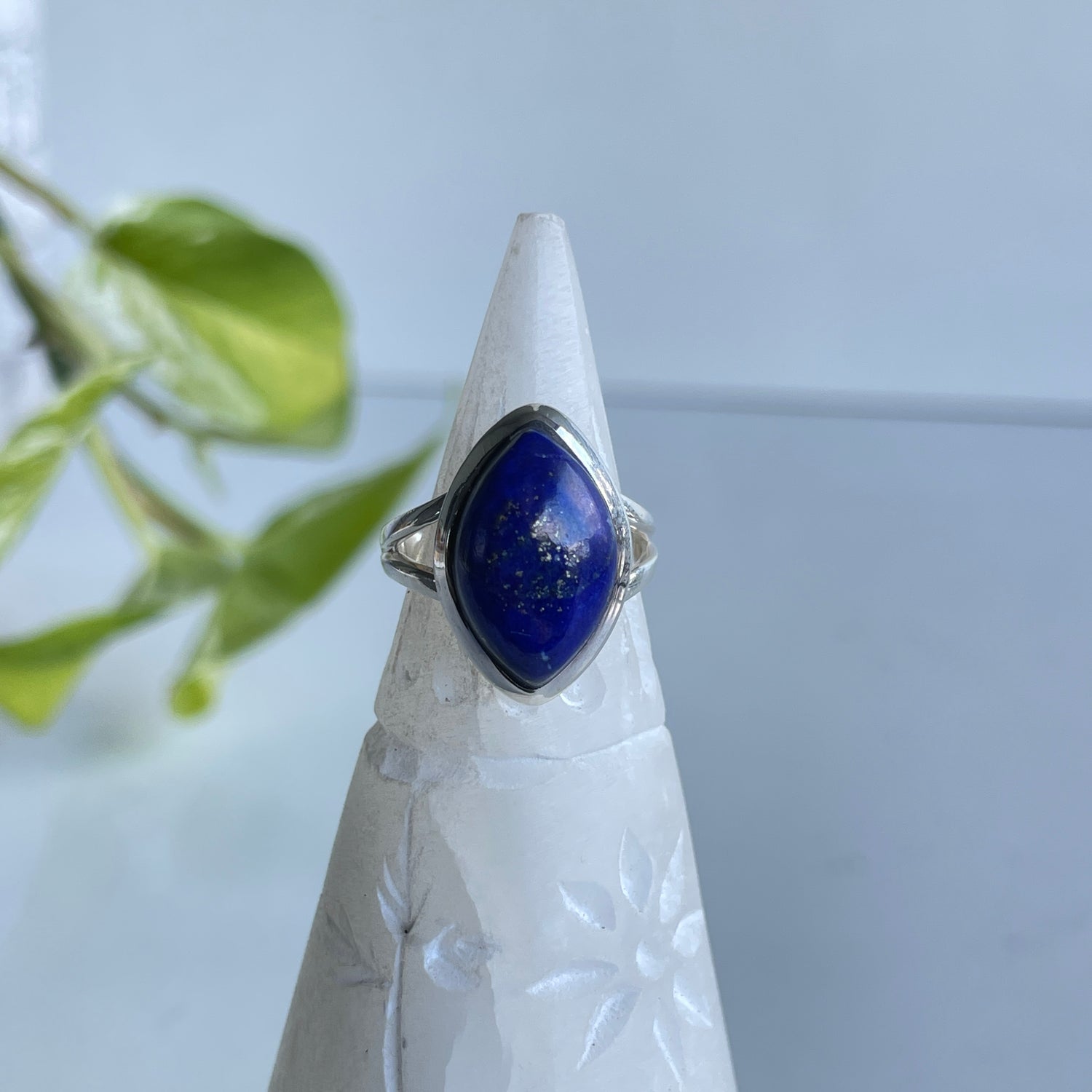 Sz6 Lapis Lazuli Marquise Ring 001