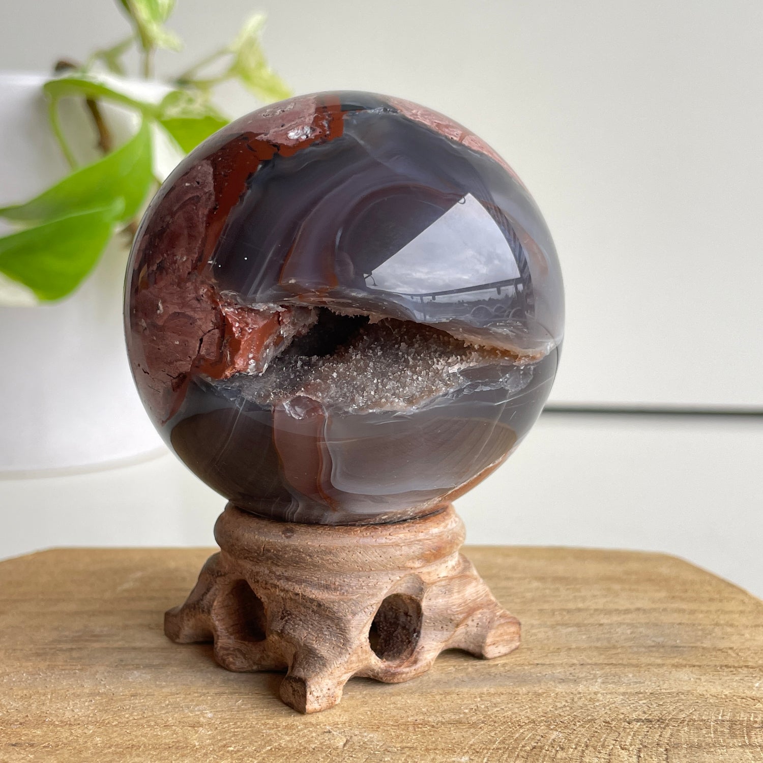 Agate Sphere 6.9cm