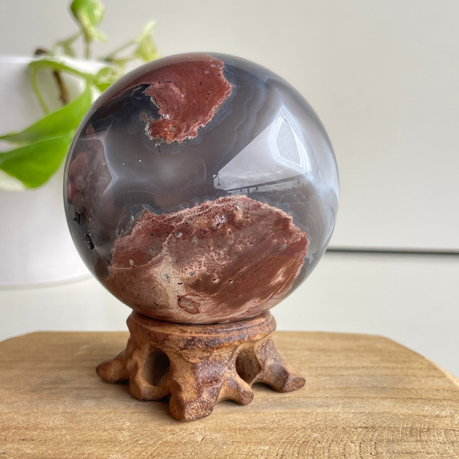 Agate Sphere 7.8cm
