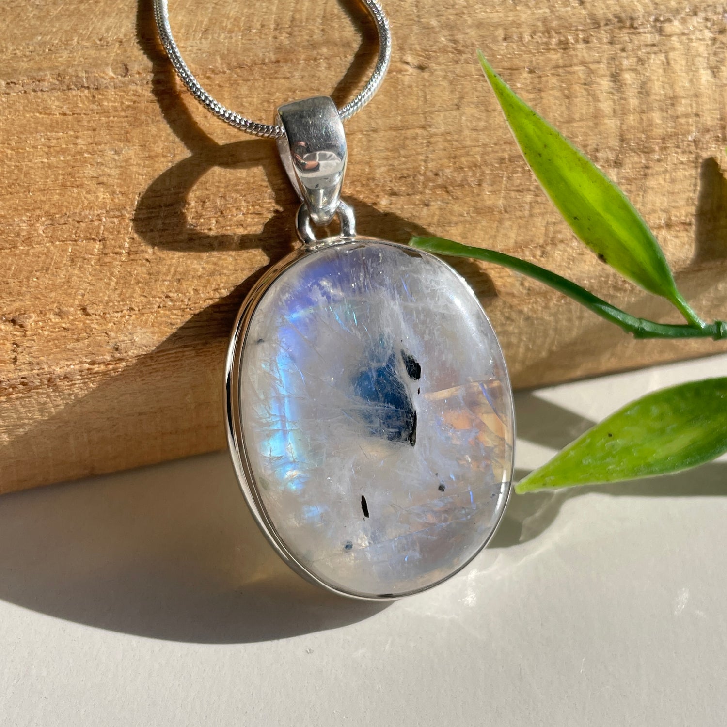Moonstone Oval Pendant