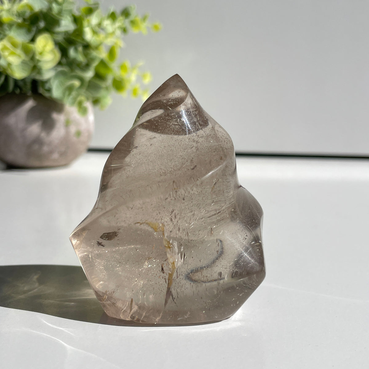Smoky Quartz Flame 7.2cm