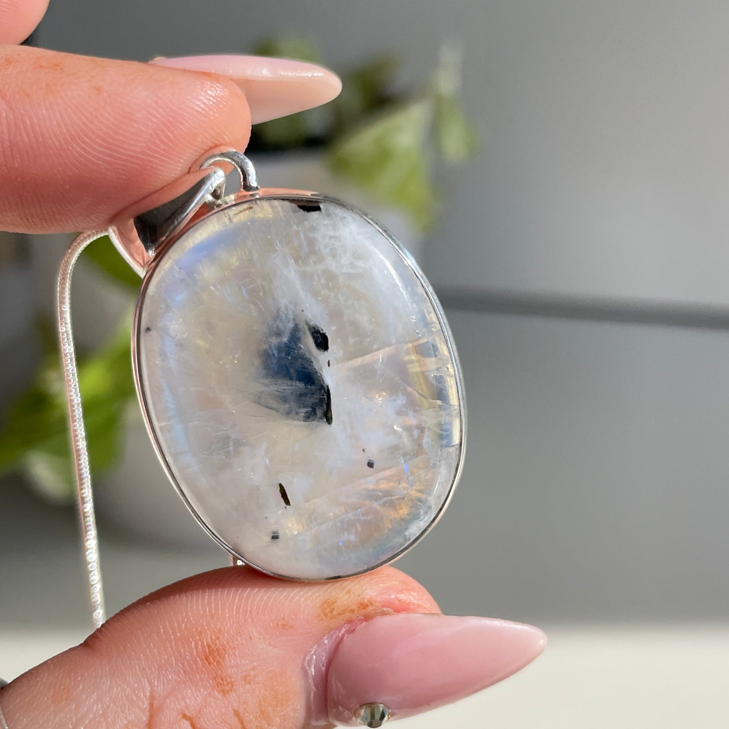 Moonstone Oval Pendant