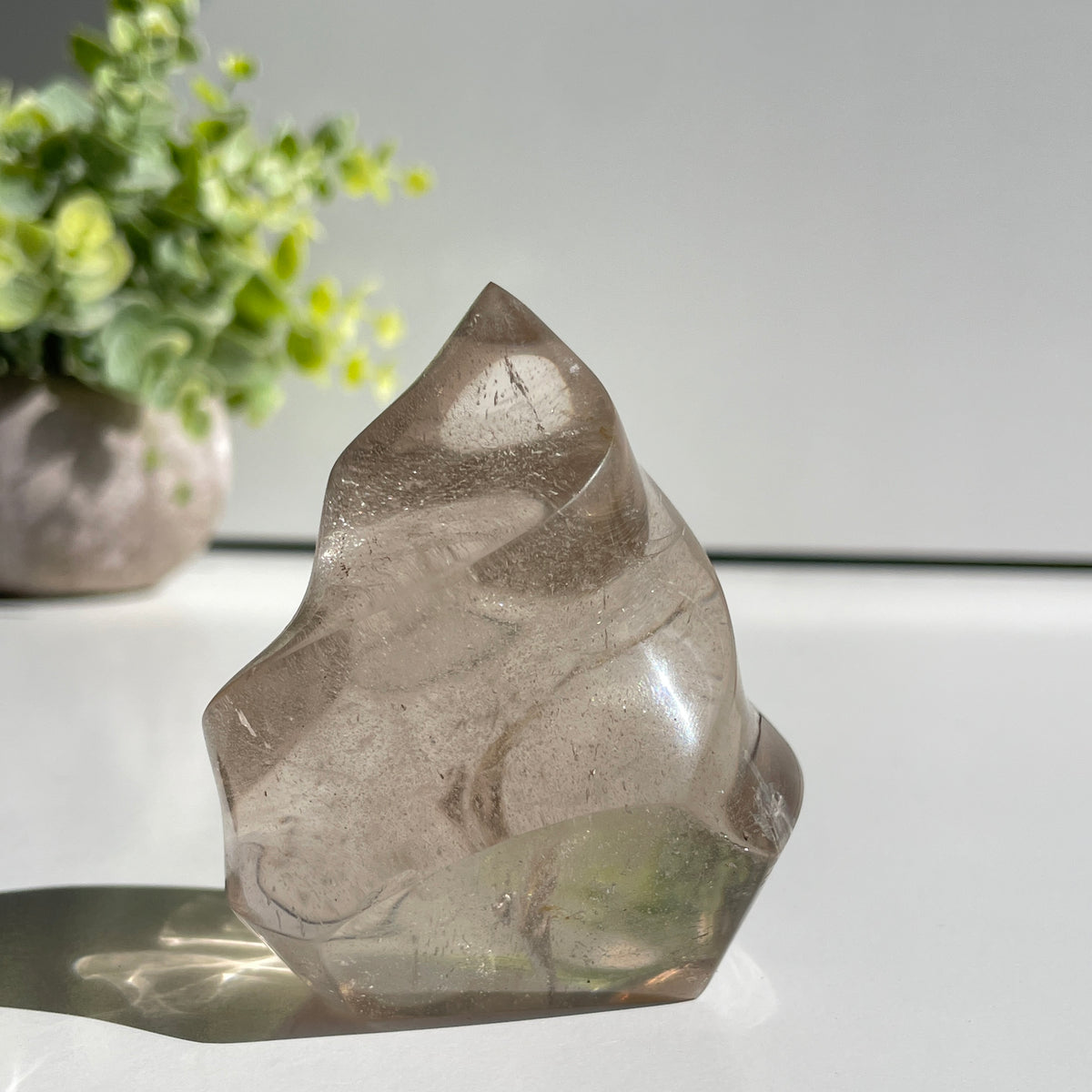 Smoky Quartz Flame 7.2cm