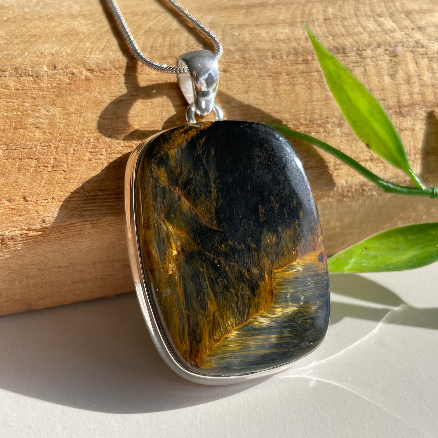 Pietersite Rectangle Pendant