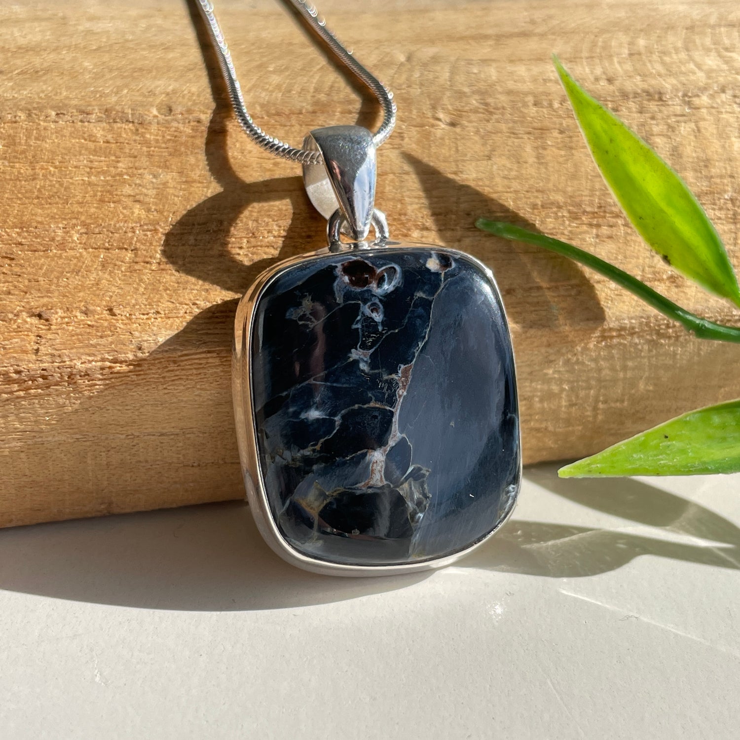 Pietersite Square Pendant