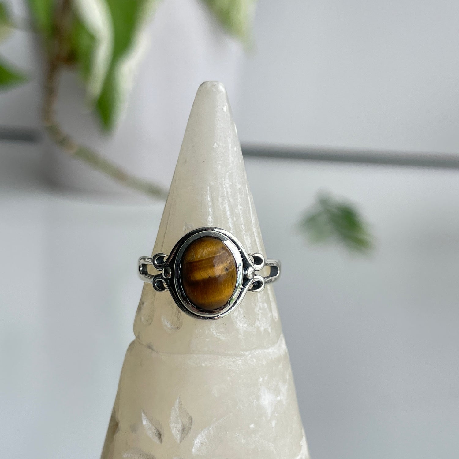 Tigers Eye Oval Ring
