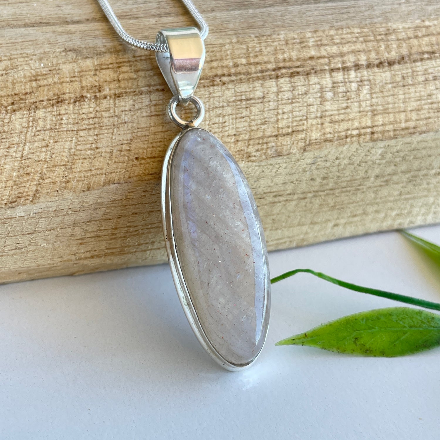 Moonstone Oval Pendant