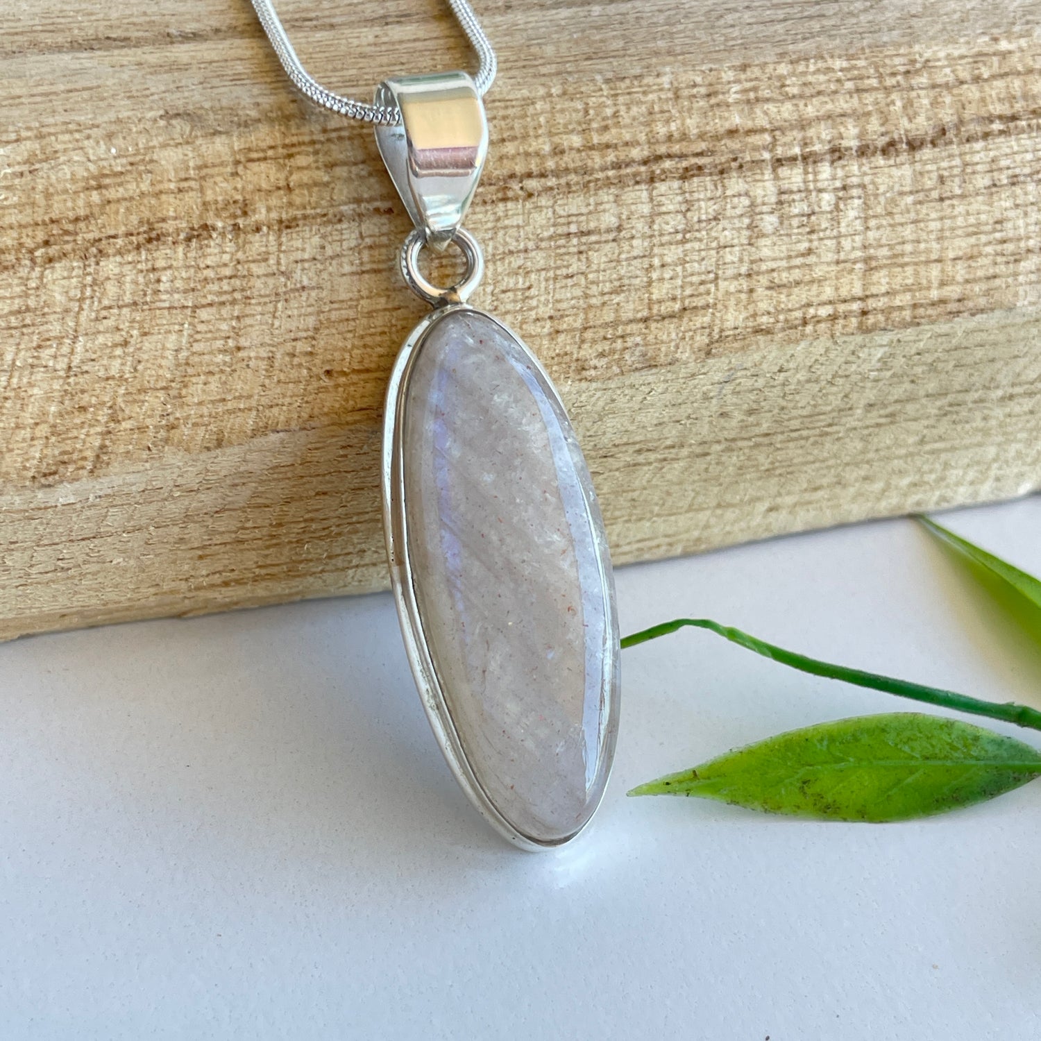 Moonstone Oval Pendant