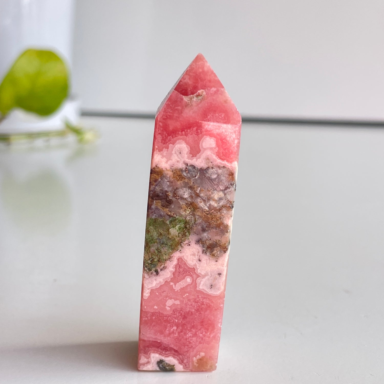 Rhodochrosite Obelisk 7cm