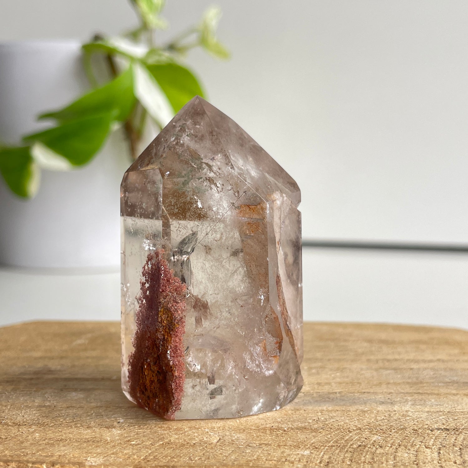 Smoky Garden Quartz With Phantom Generator 6.2cm