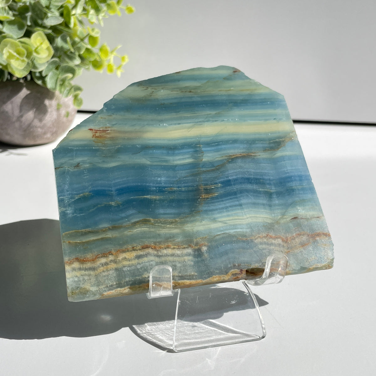 Blue Onyx Slice 296g