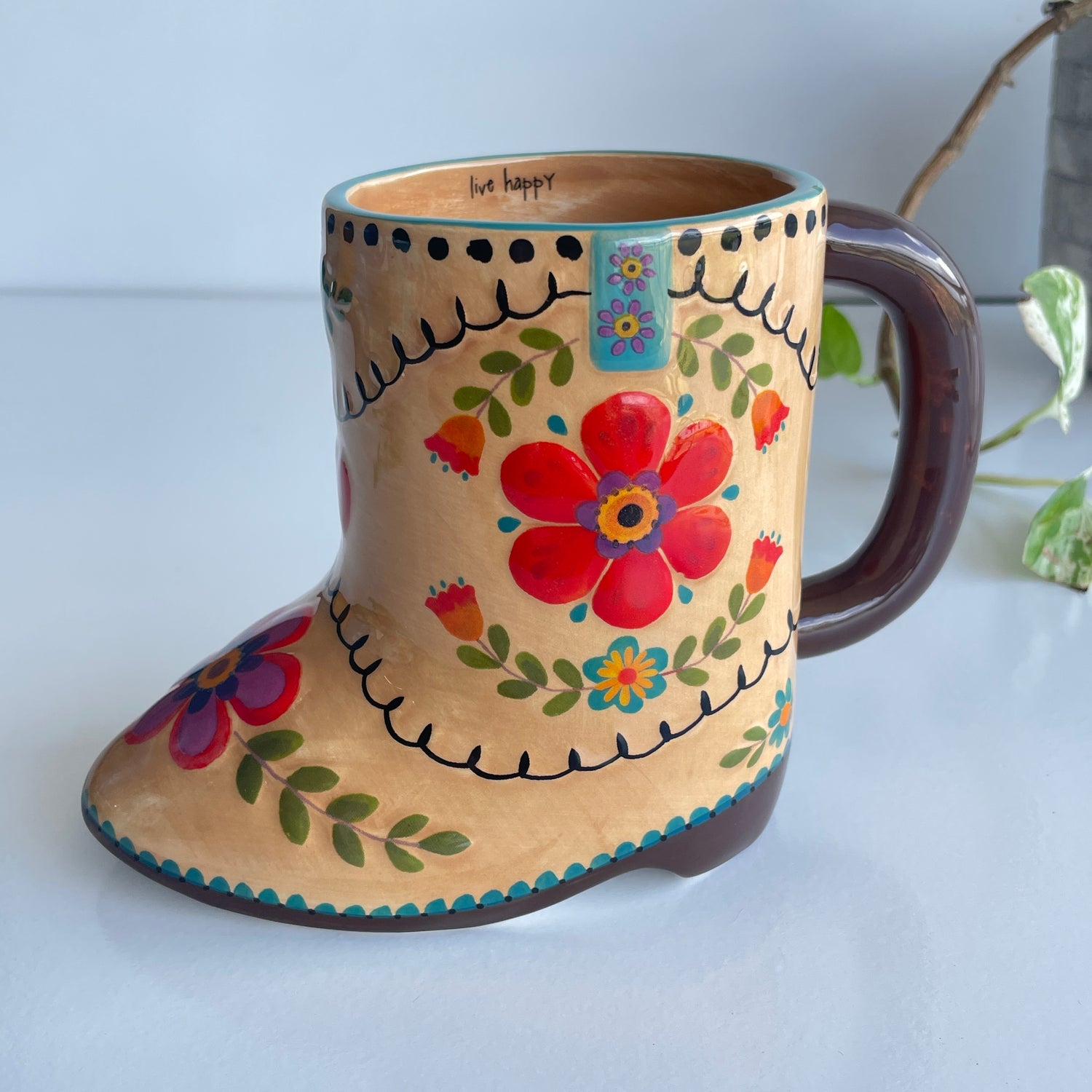 Live Happy Boot Mug MUG000102