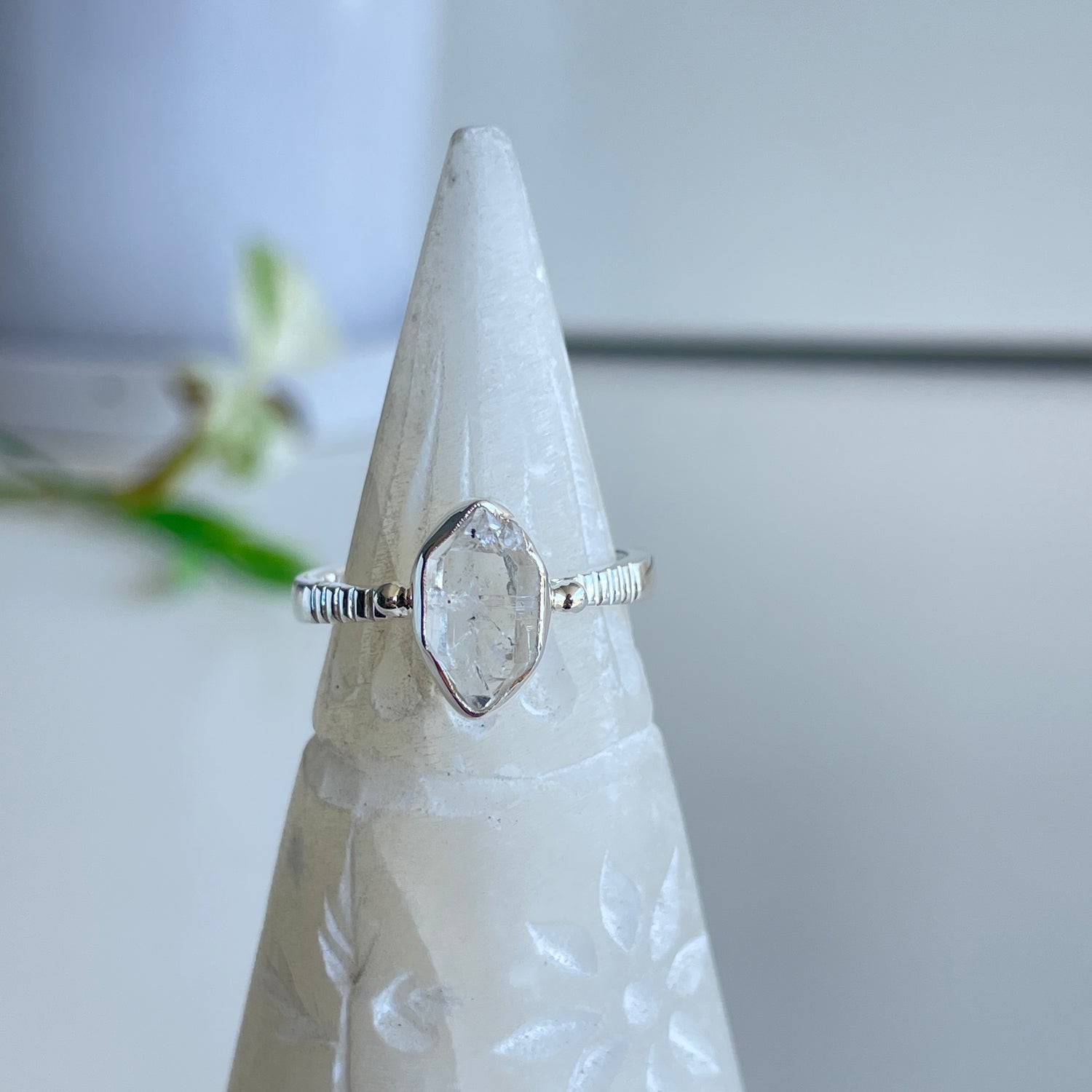 Herkimer Diamond Ring