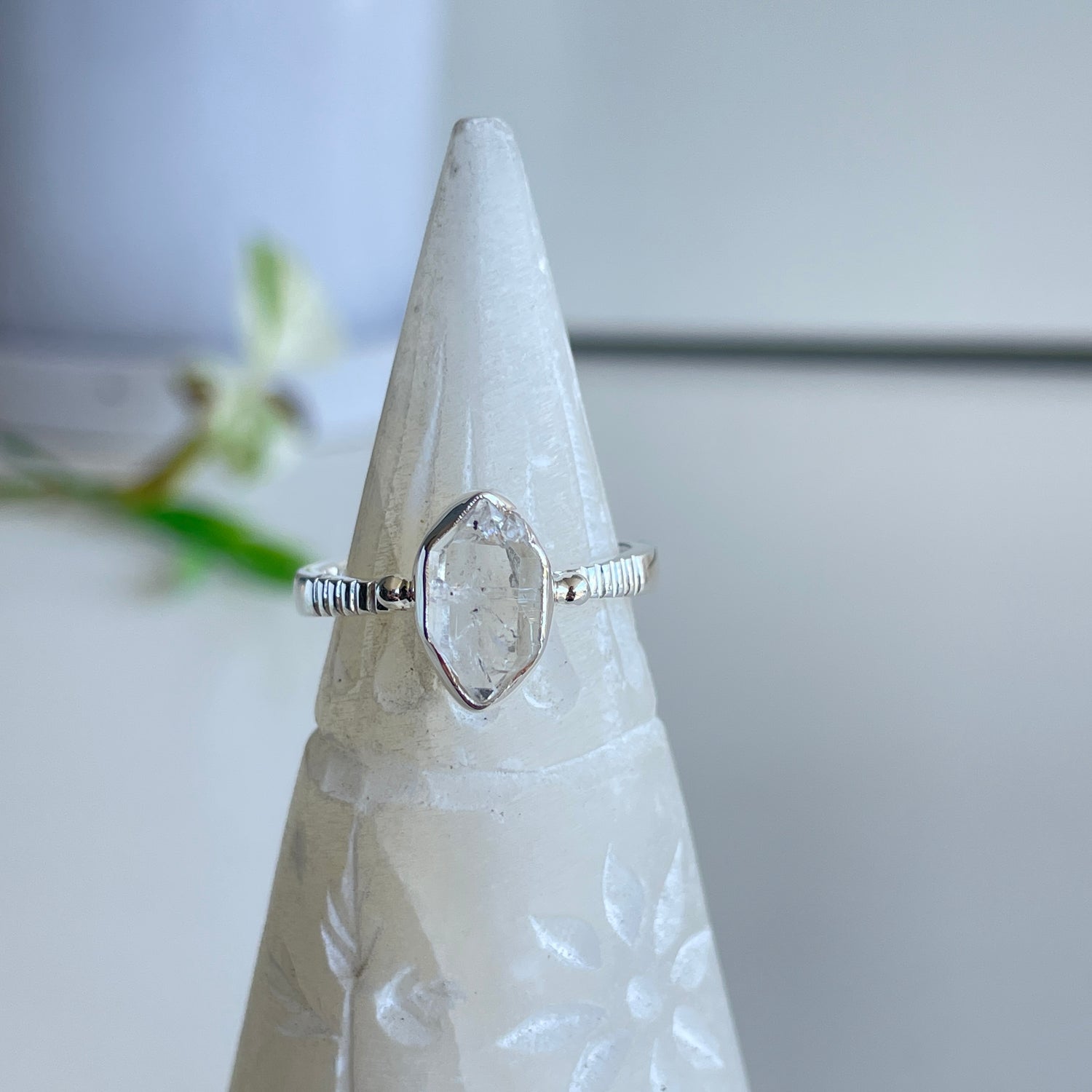 Herkimer Diamond Ring