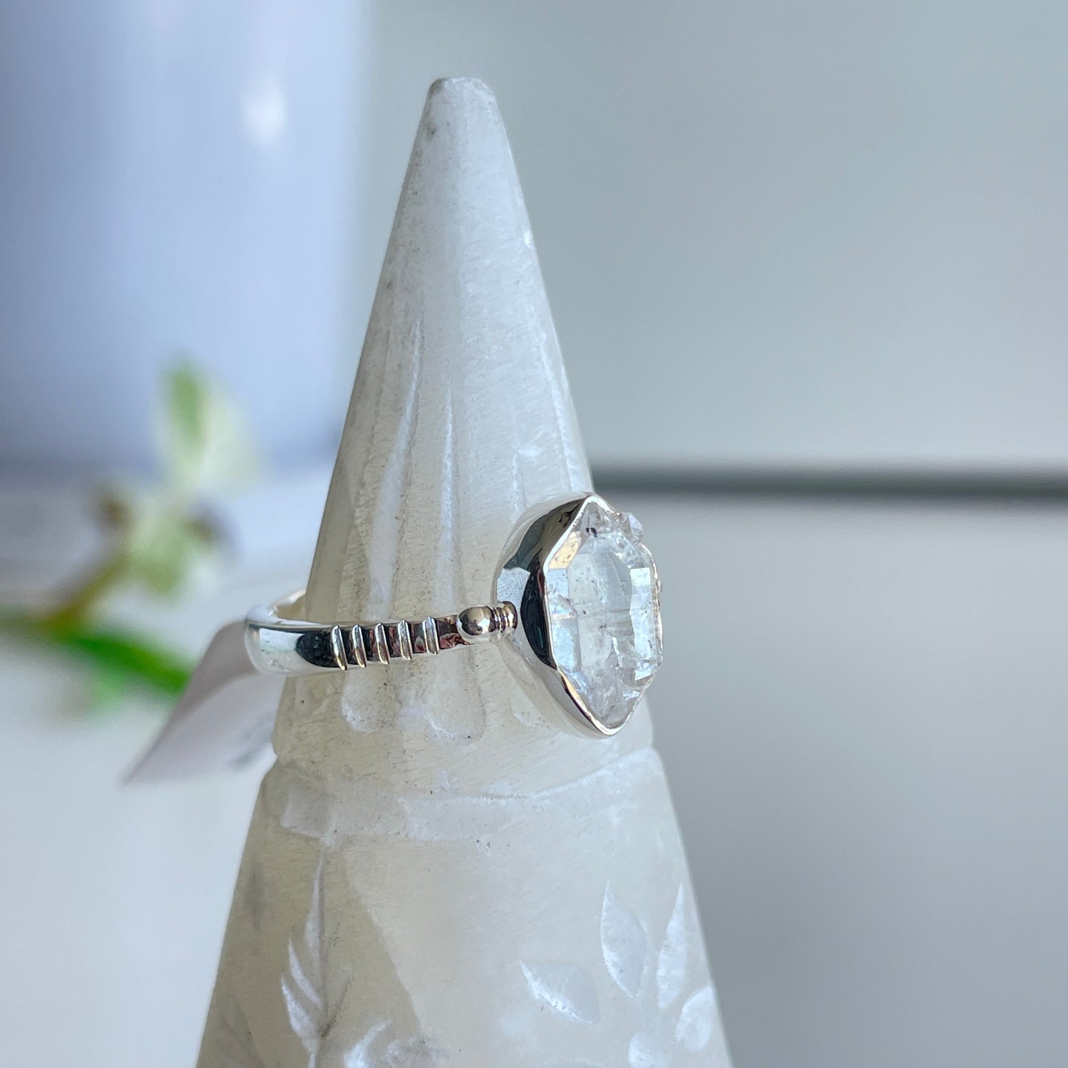 Herkimer Diamond Ring
