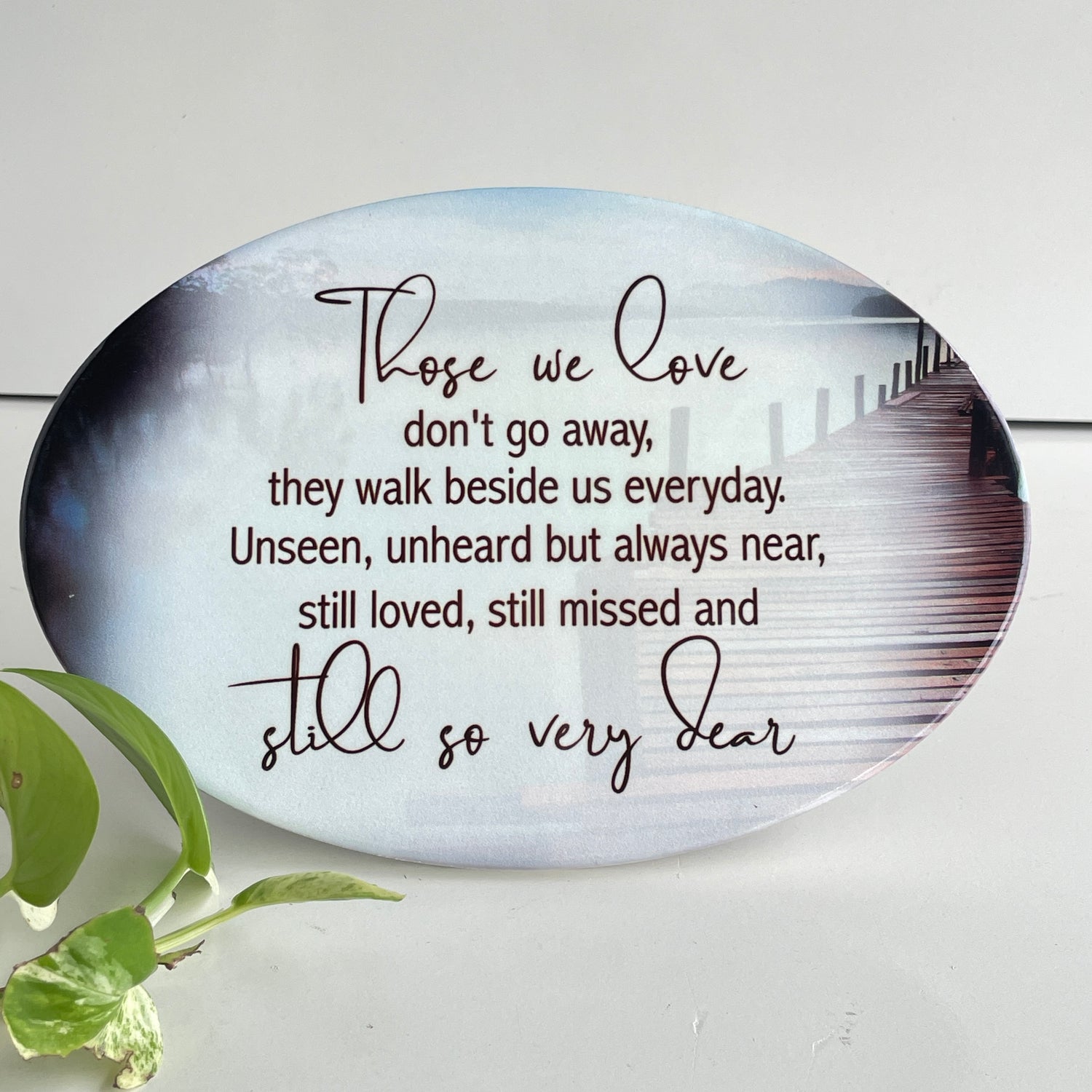 Those We Love Ceramic Plate PL7356