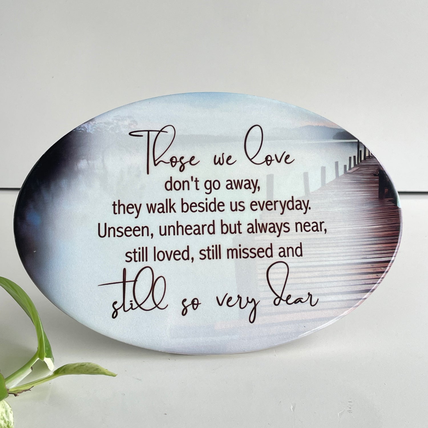 Those We Love Ceramic Plate PL7356