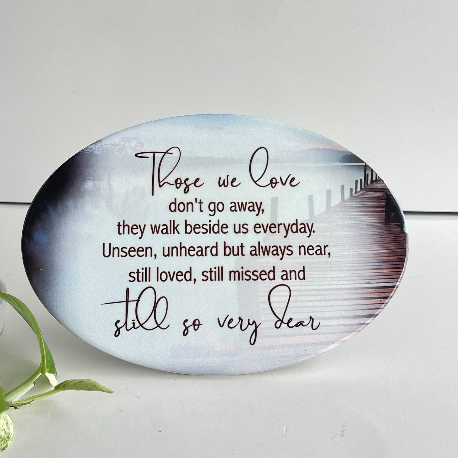 Those We Love Ceramic Plate PL7356