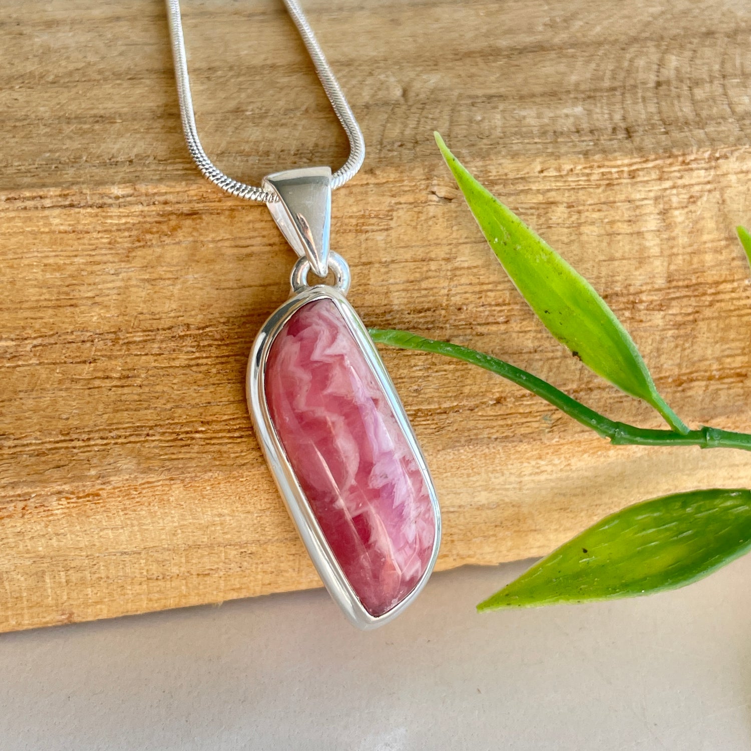 Rhodochrosite Pendant