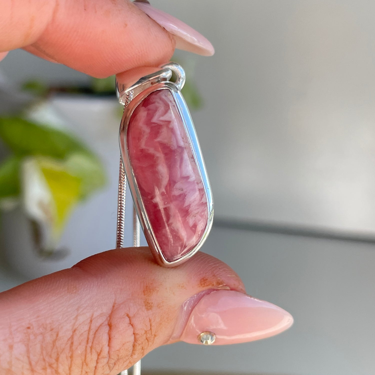 Rhodochrosite Pendant