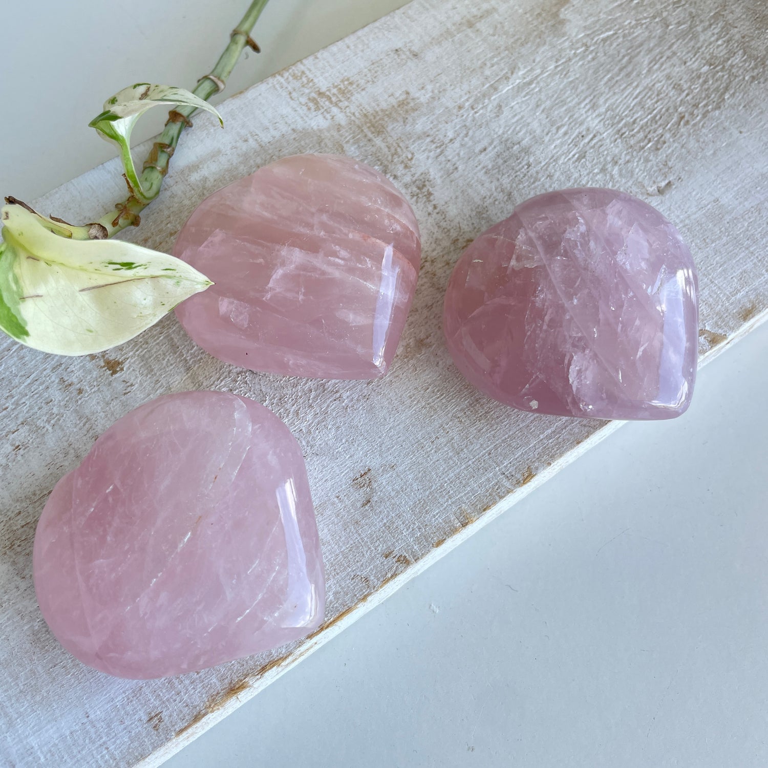 Rose Quartz Heart