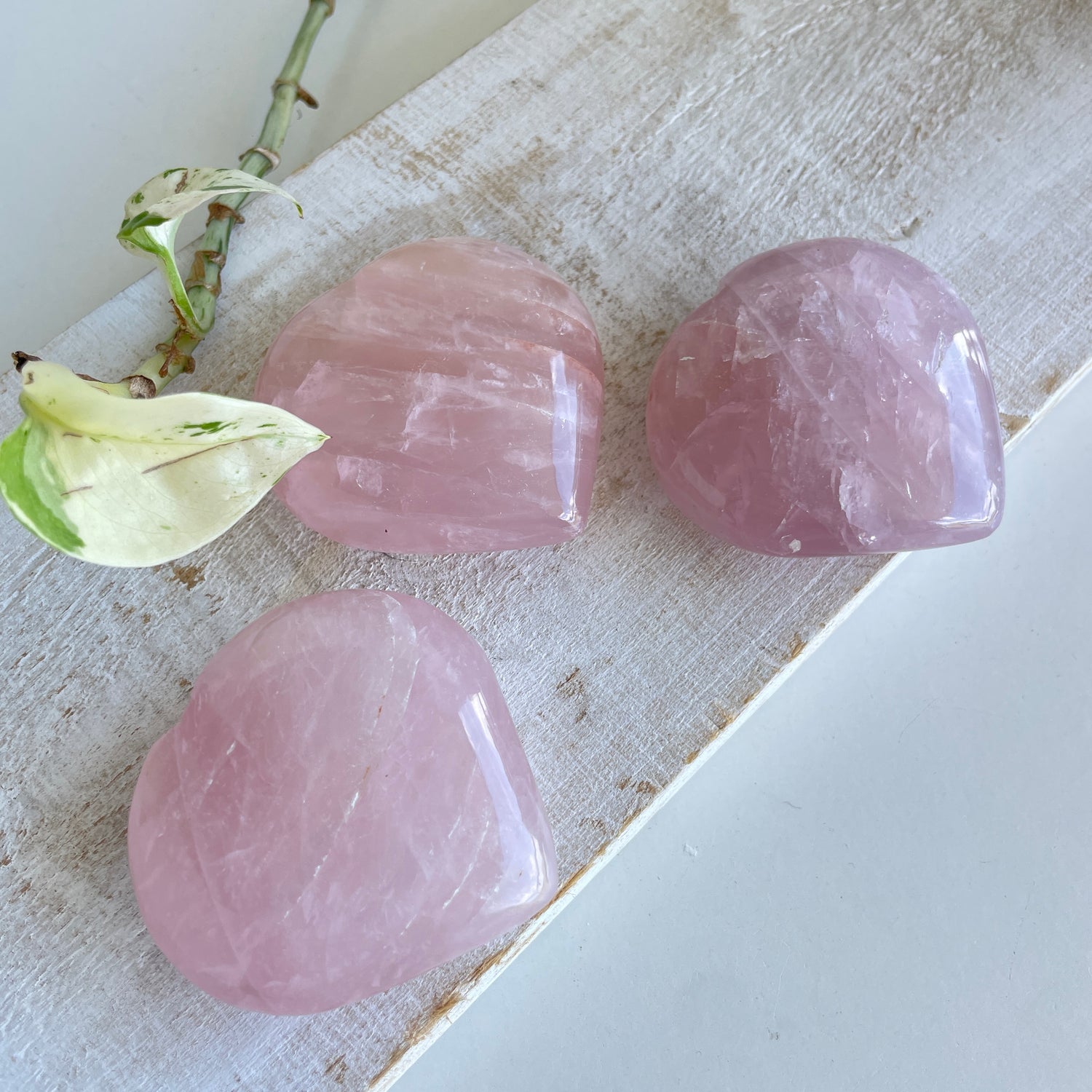 Rose Quartz Heart