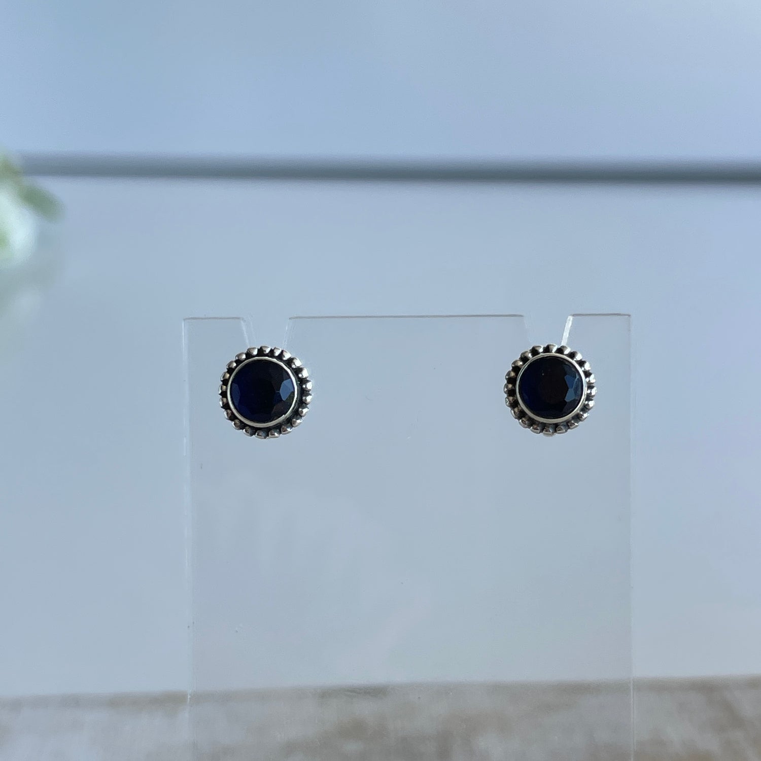 Iolite Round Studs