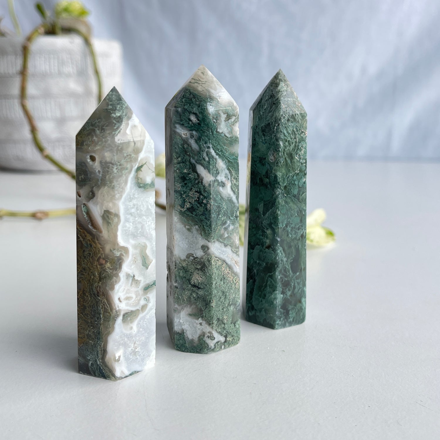 Moss Agate Generator Assorted Medium
