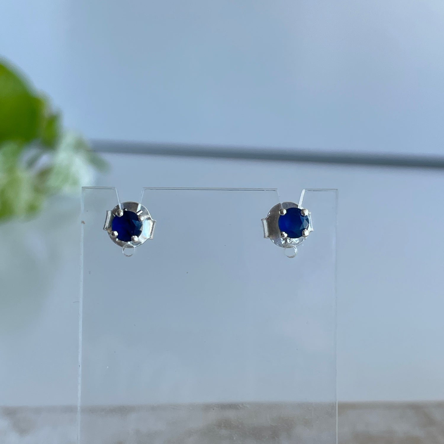 Iolite Round Studs