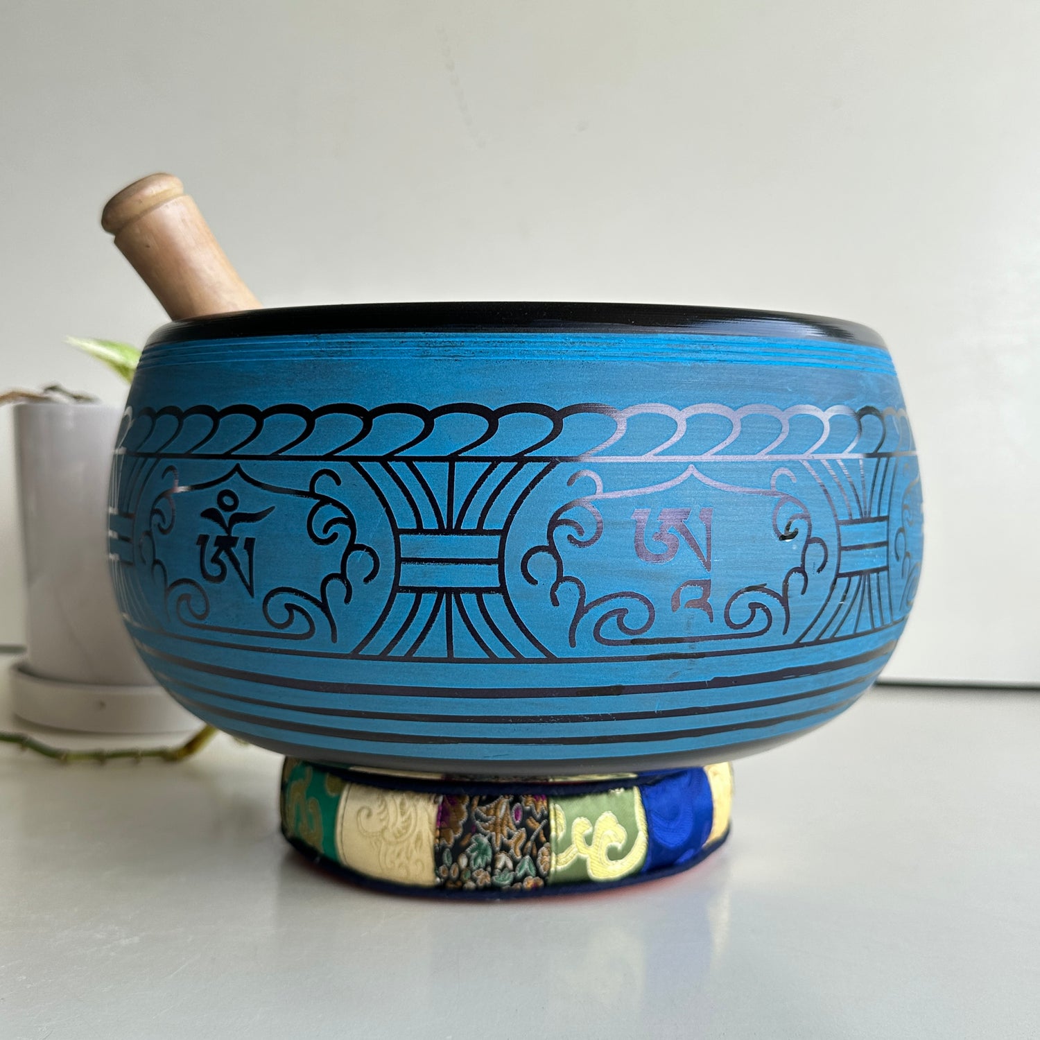 Singing Bowl Blue Buddha 25cm 30116047