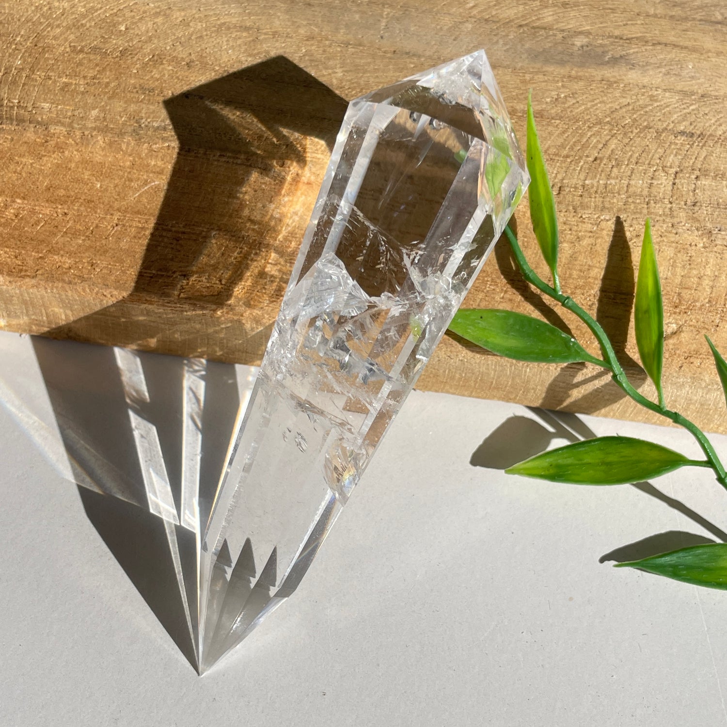 Clear Quartz Vogel 10.3cm