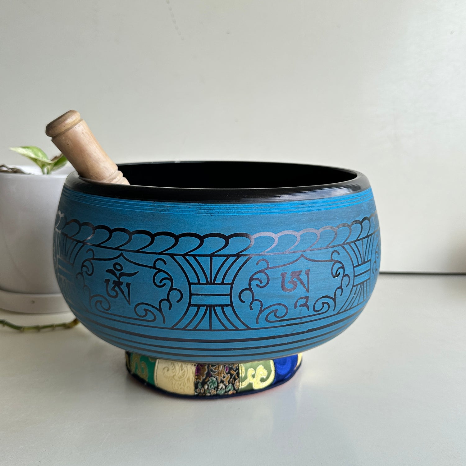 Singing Bowl Blue Buddha 25cm 30116047