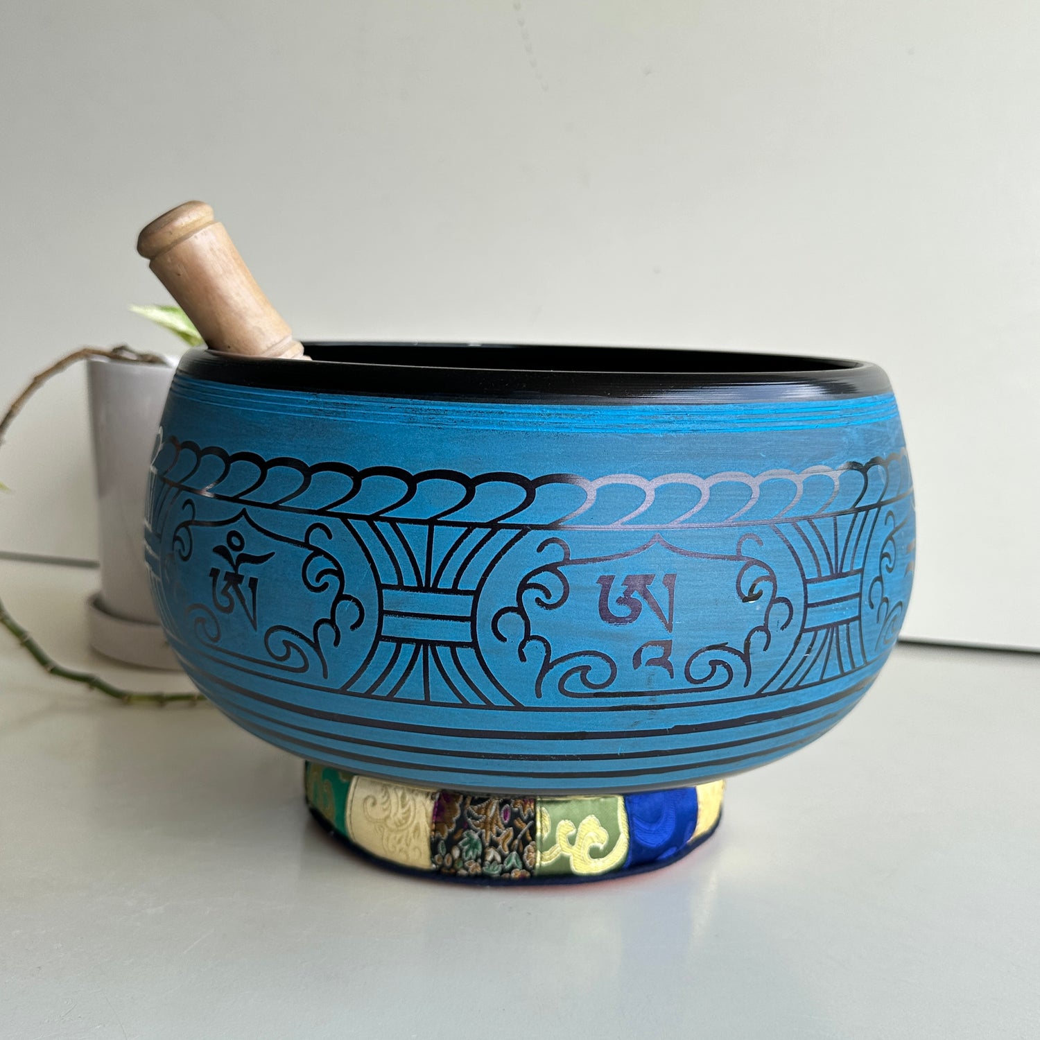 Singing Bowl Blue Buddha 25cm 30116047