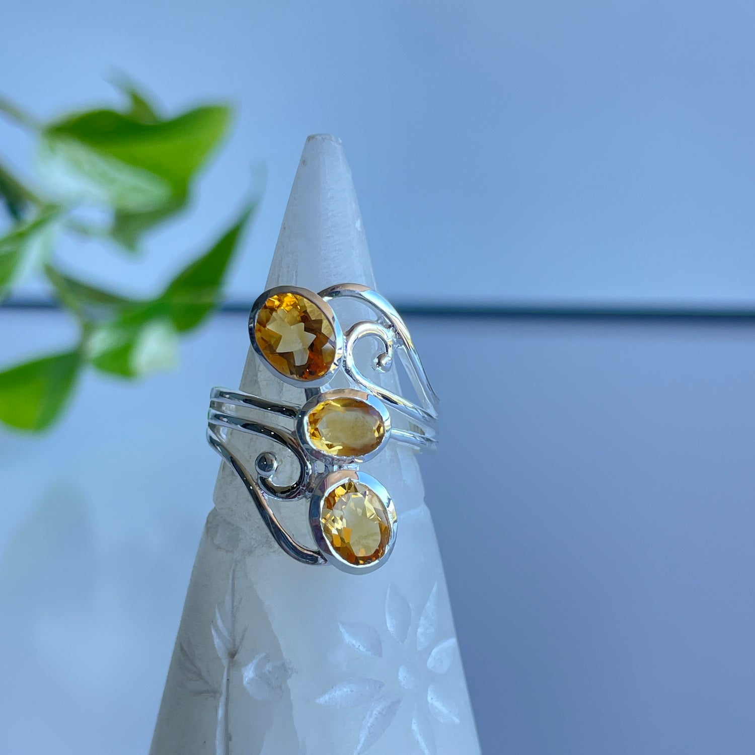 Citrine Multi Stone Ring