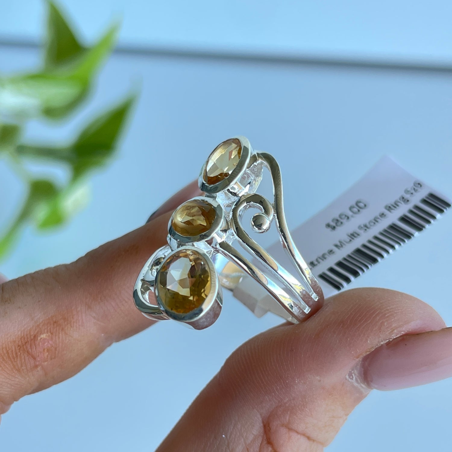Citrine Multi Stone Ring