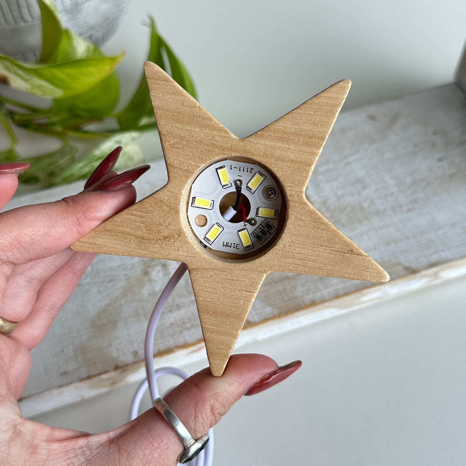 Star USB Light Base White