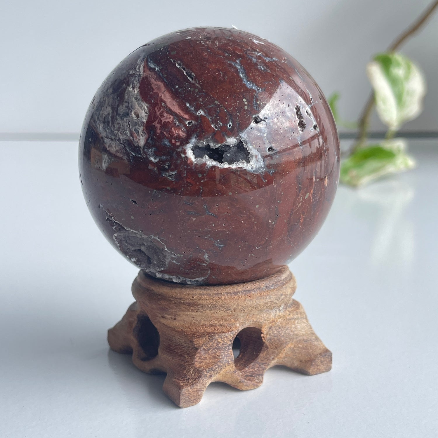 Brecciated Japser Sphere 6.2cm