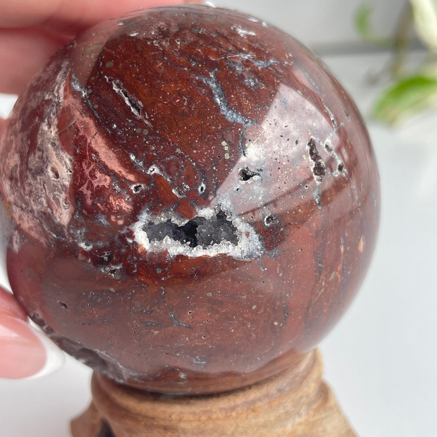 Brecciated Japser Sphere 6.2cm