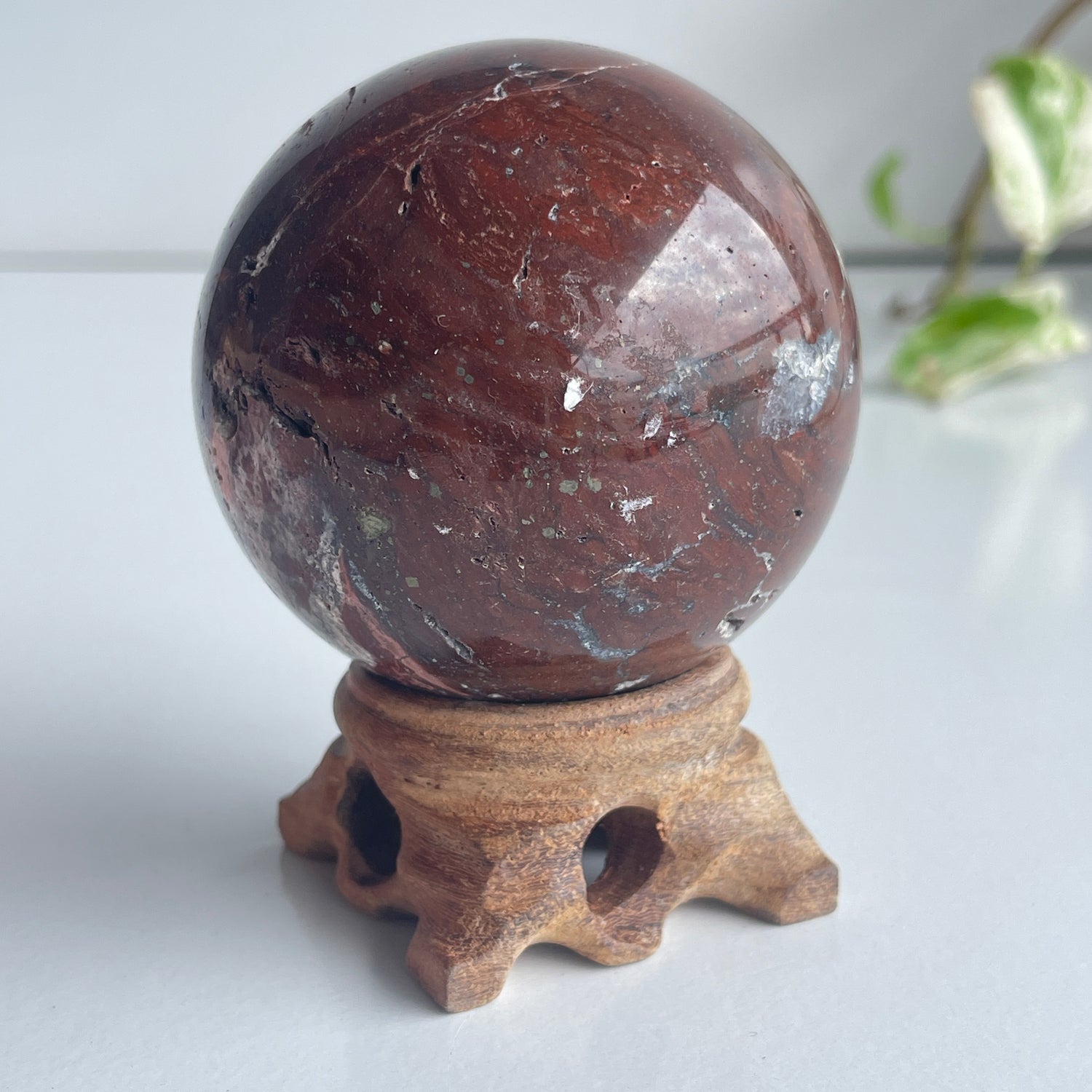 Brecciated Japser Sphere 6.2cm