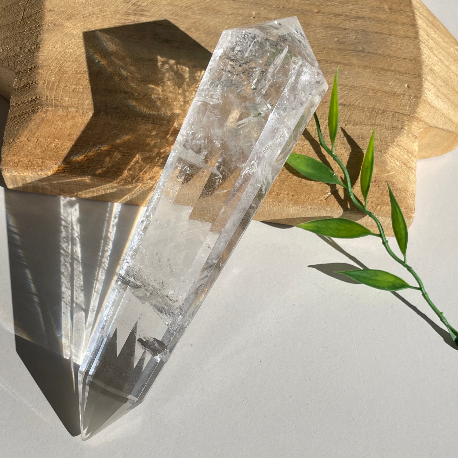 Clear Quartz Vogel 16.4cm