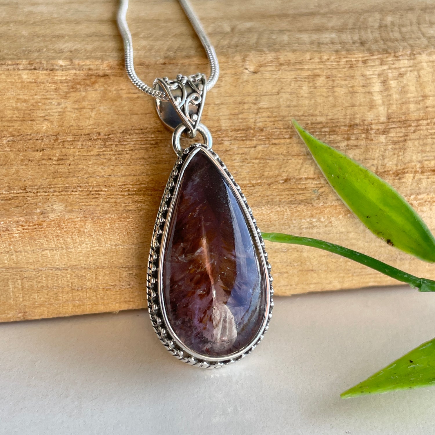 Super Seven Teardrop Pendant