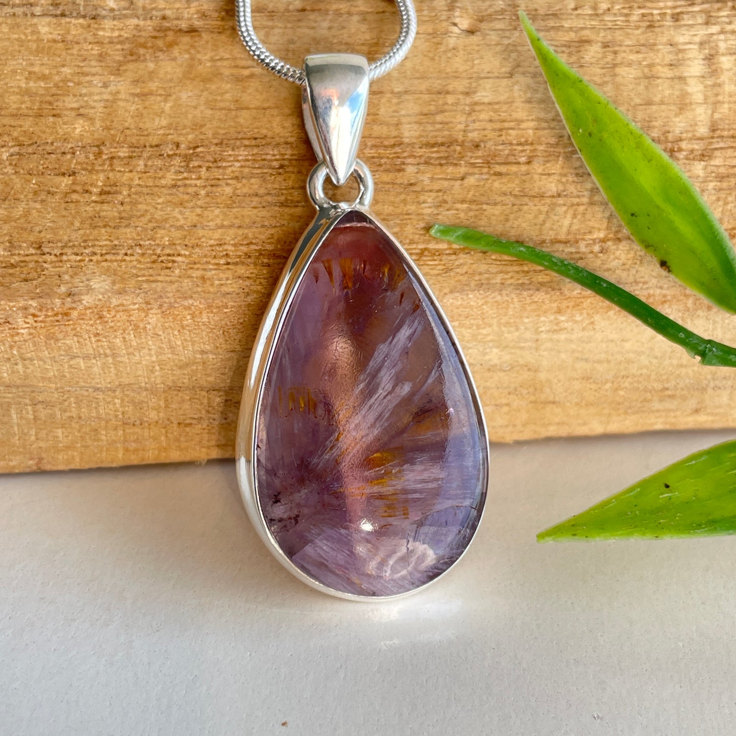 Super Seven Teardrop Pendant *REPAIRED*