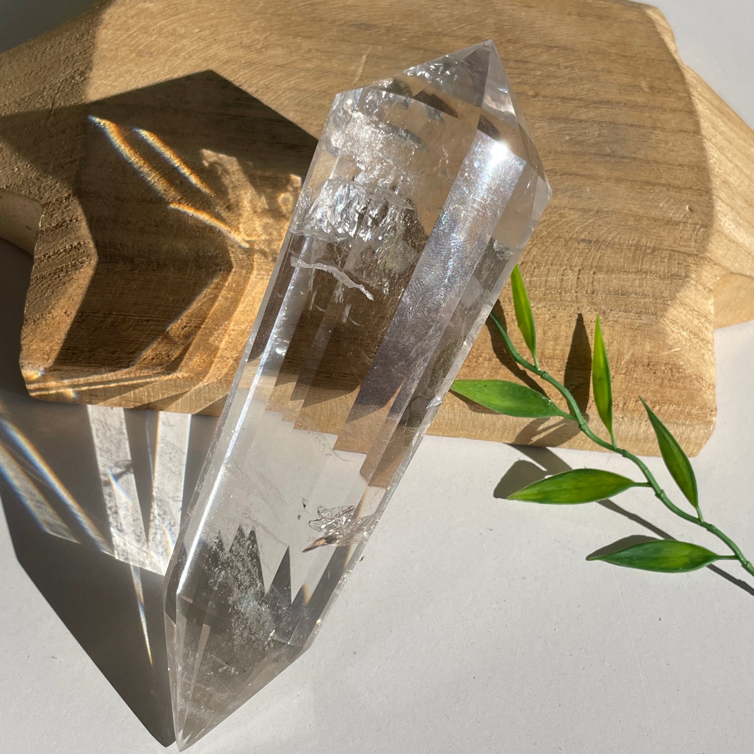 Clear Quartz Vogel 15.9cm